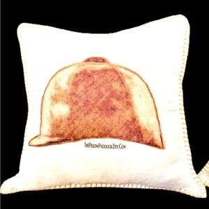 The Vintage Hunt Seat Equestrian English themed pillow 18x18 or 12x20 cover only